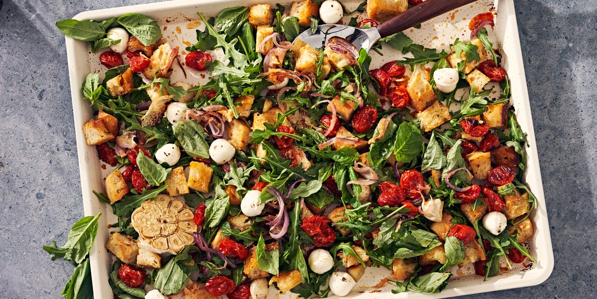 Sheet-Pan Panzanella: The Easy Roasted Bread Salad for Dinner